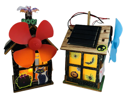 Bits4Bots - Spooky Solar STEM House: Halloween Edition! Project Based Learning With Science & Engineering