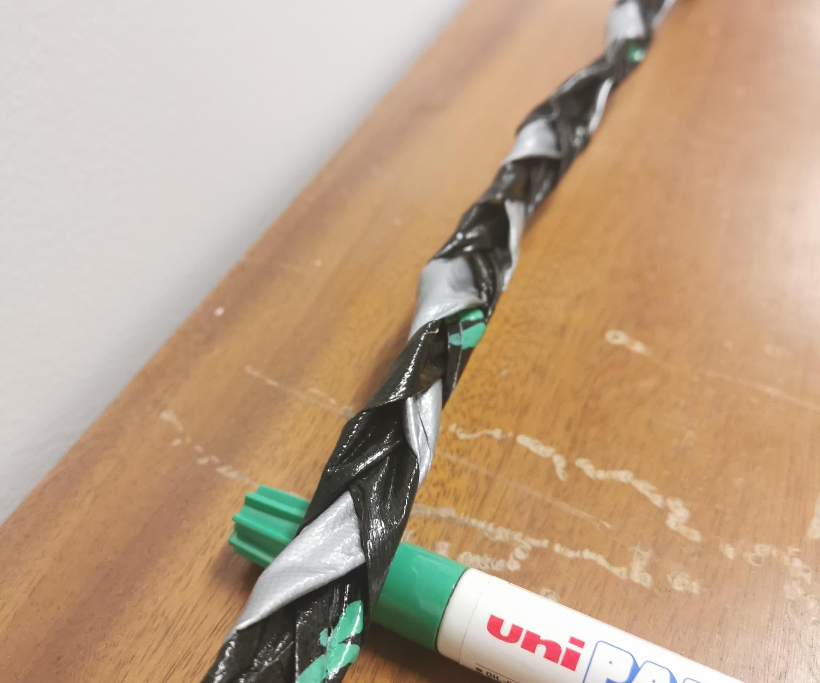 Quick and Dirty Ropes Made From Tape.