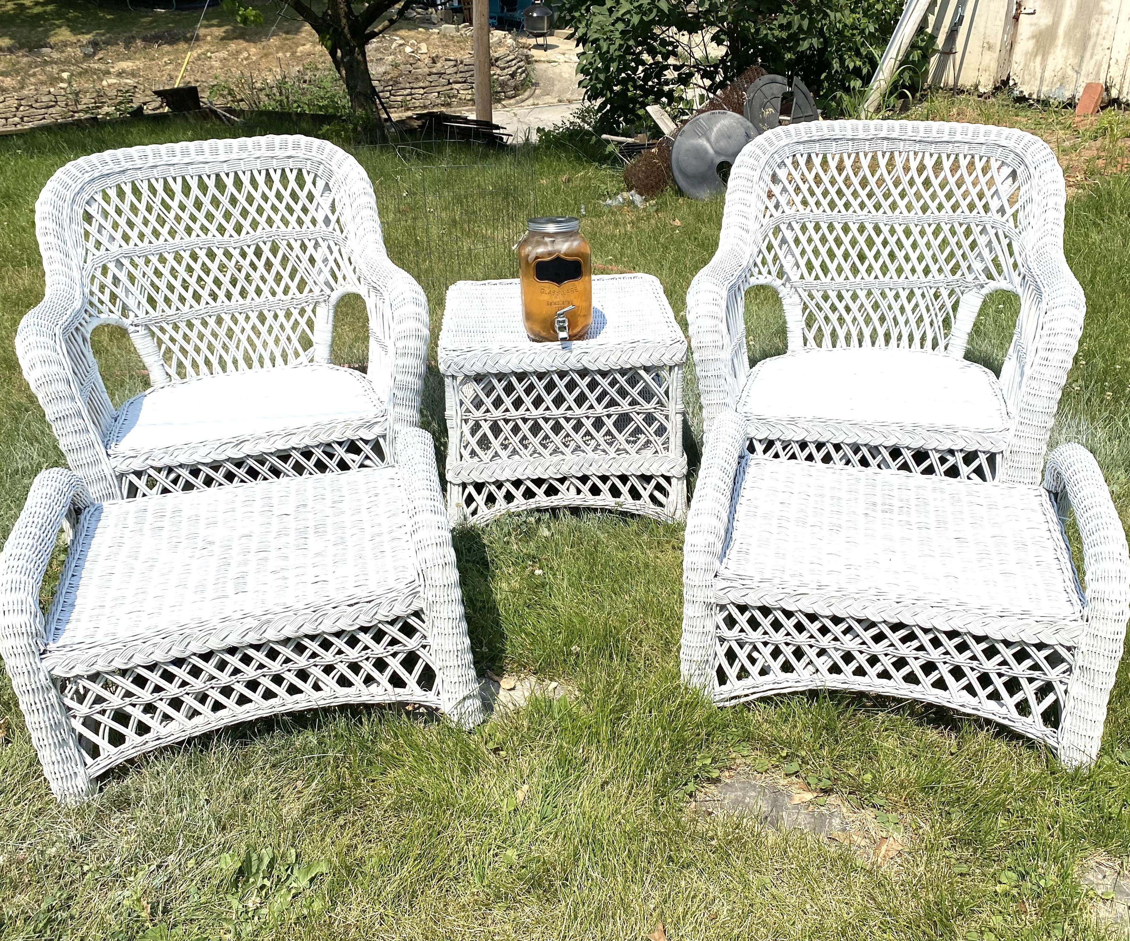 Clean and Repaint Your Old Wicker Furniture