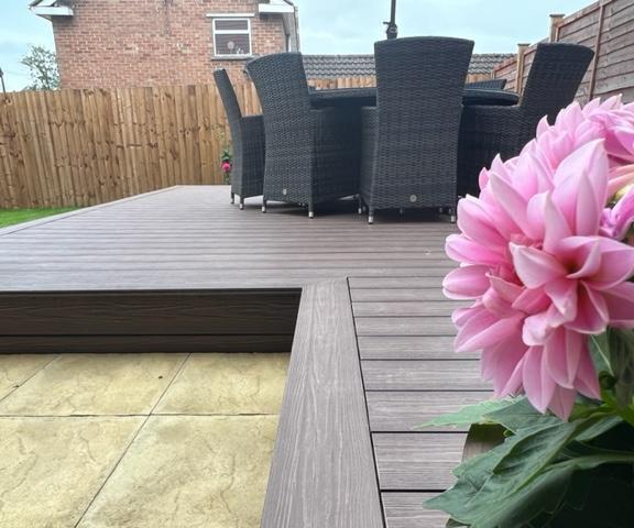 Building a Large Composite Decking and Planter