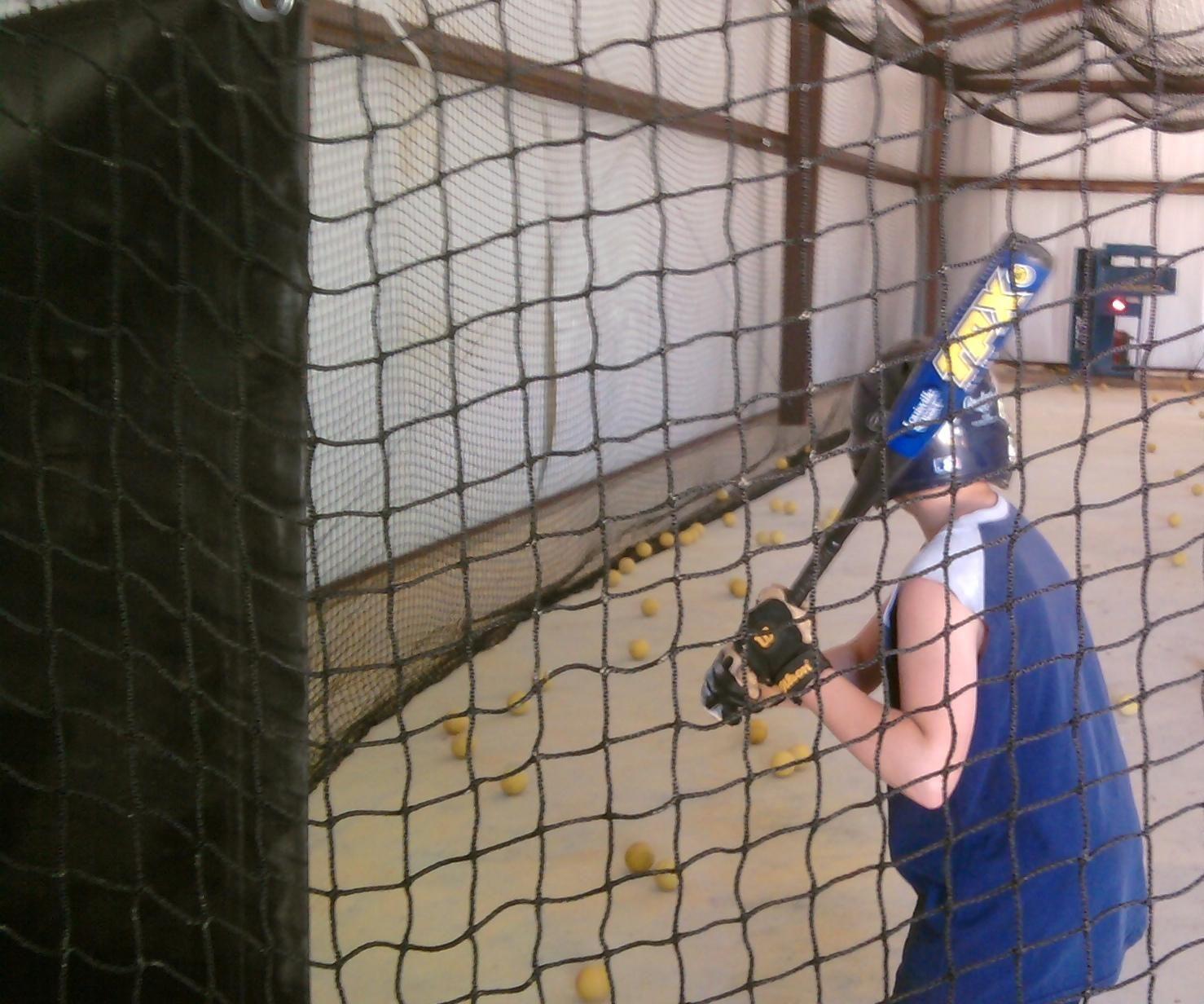 All Steel Enclosed Batting Cage