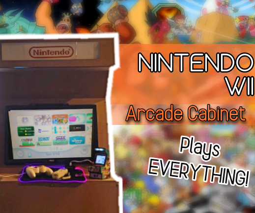 CNC Arcade Cabinet - Built From a Nintendo Wii!