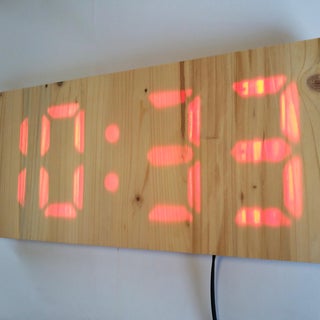 CNC Machined Wood Clock