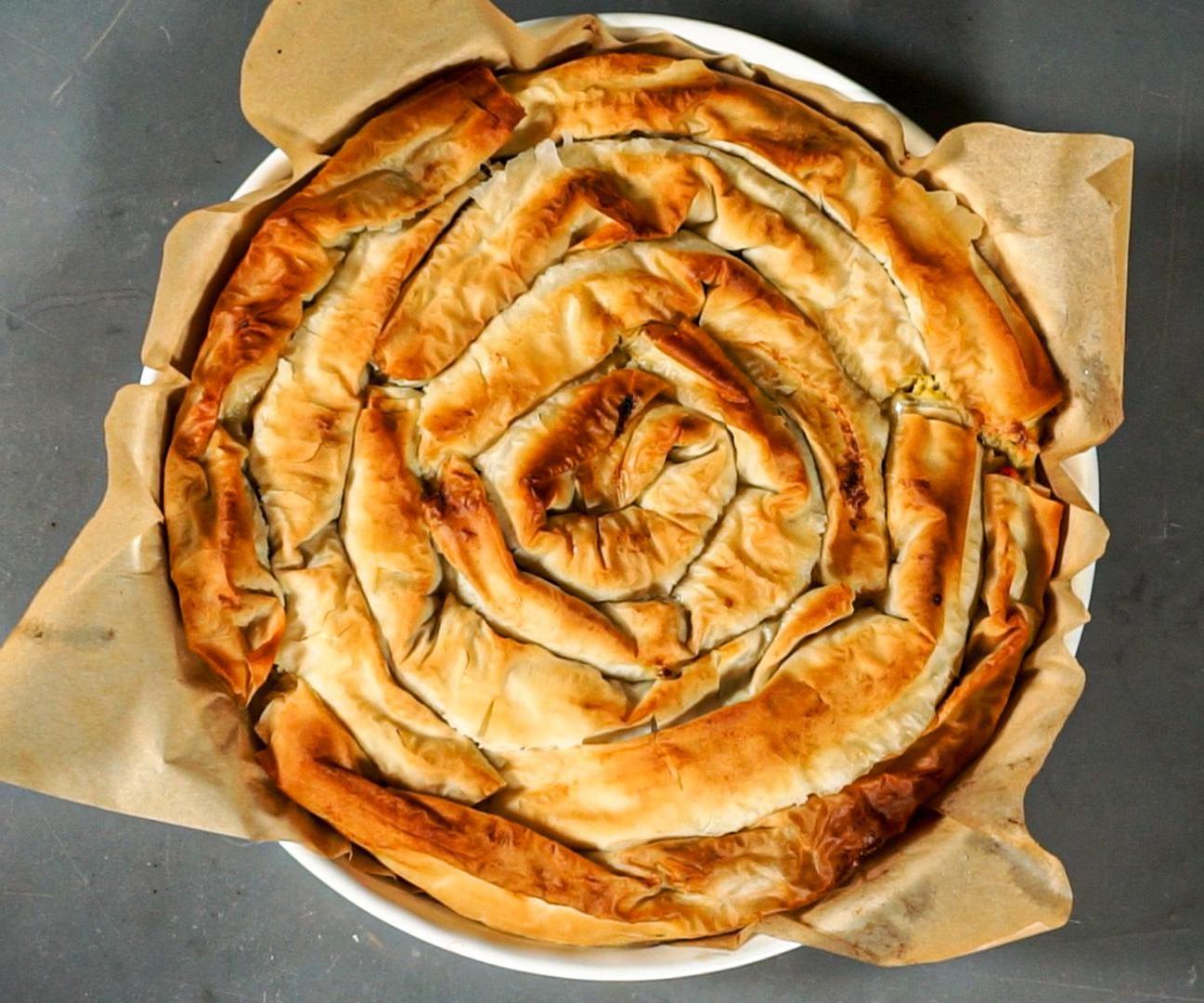Bulgarian Banitsa Cheese Pie