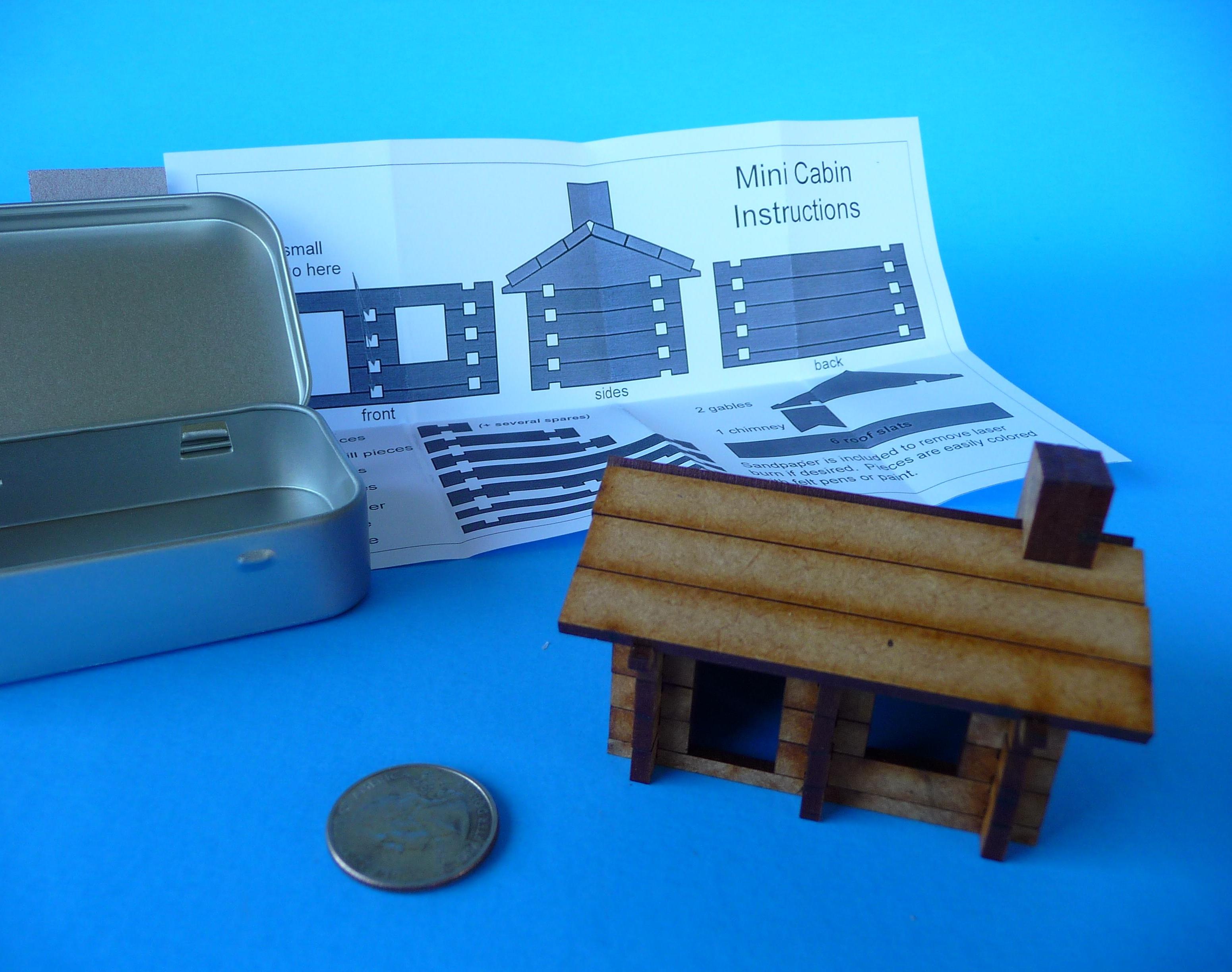 Cabin in a Mint Tin, Six Steps