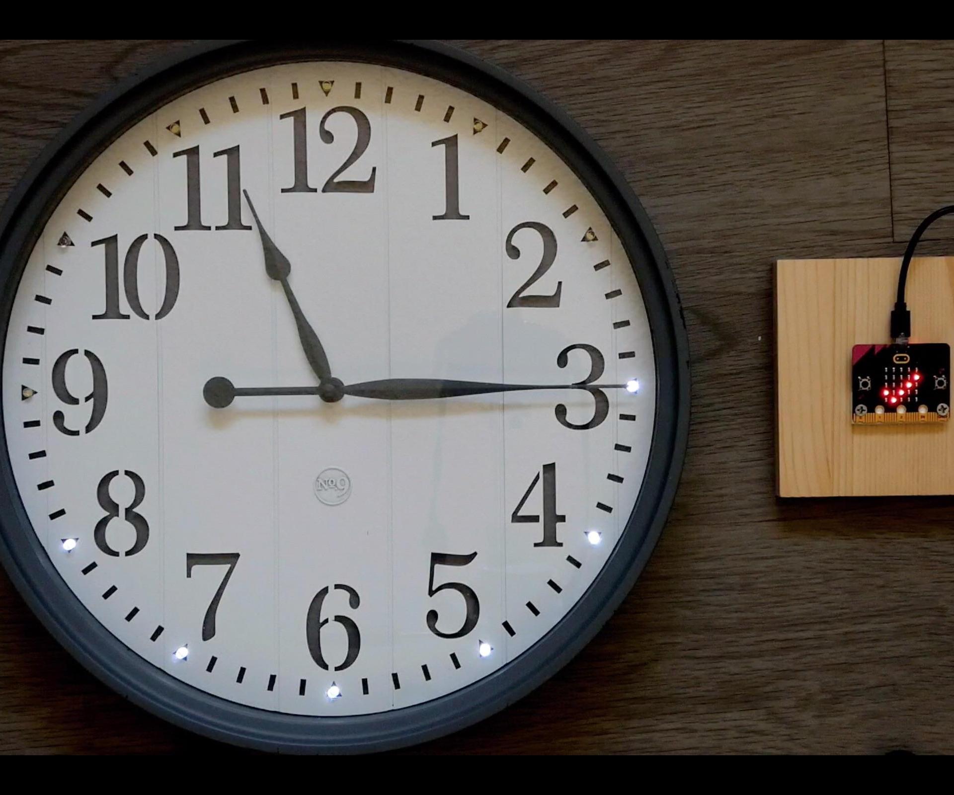 Modified Wall Clock With Pomodoro Timer