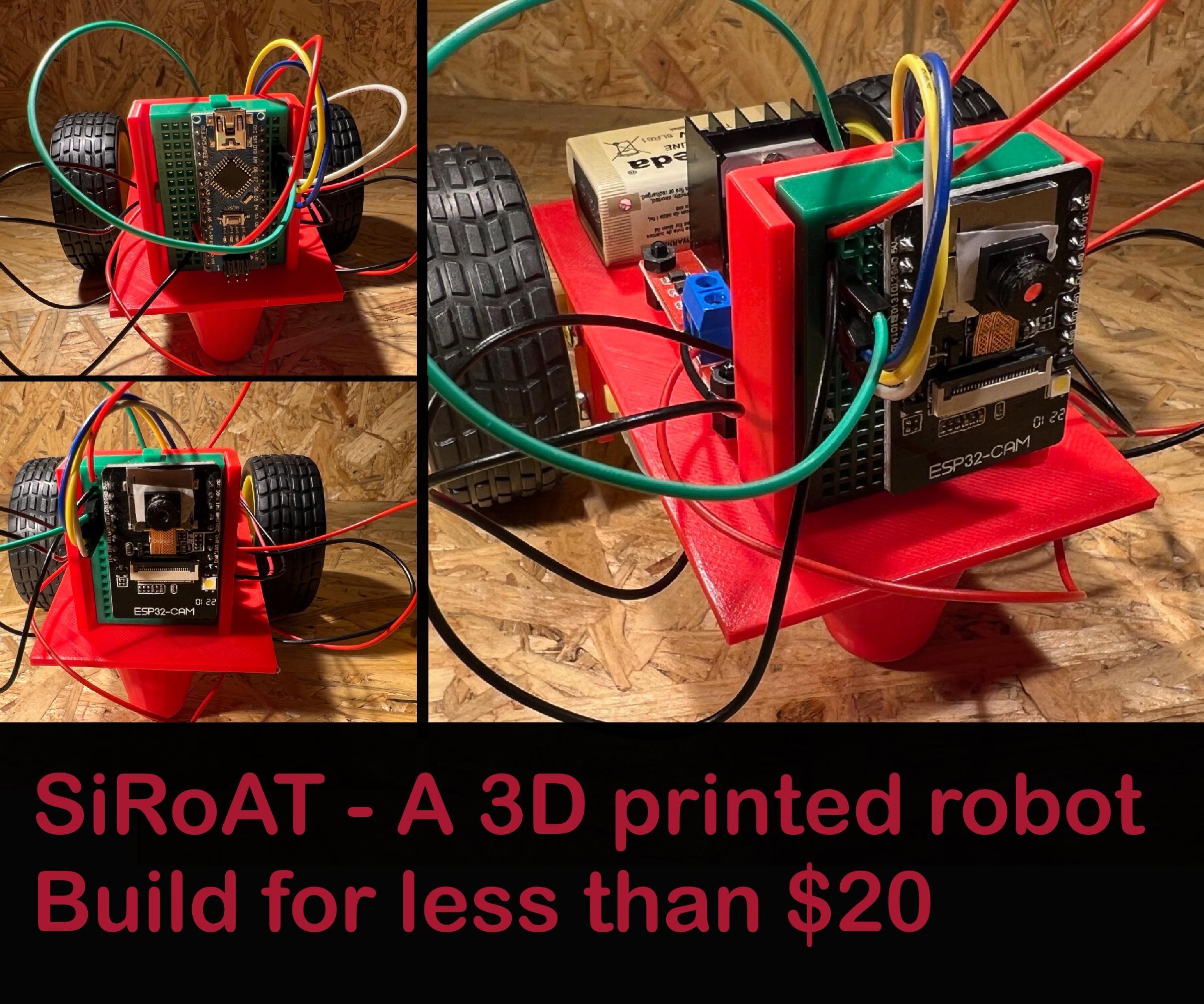 SiRoAT - a Robot for 5 Volt Microcontrollers