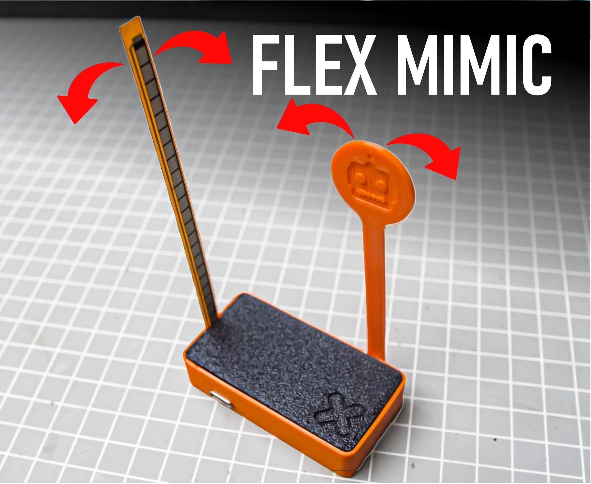 Mimicking the Motion of Flex Senser With a Servo