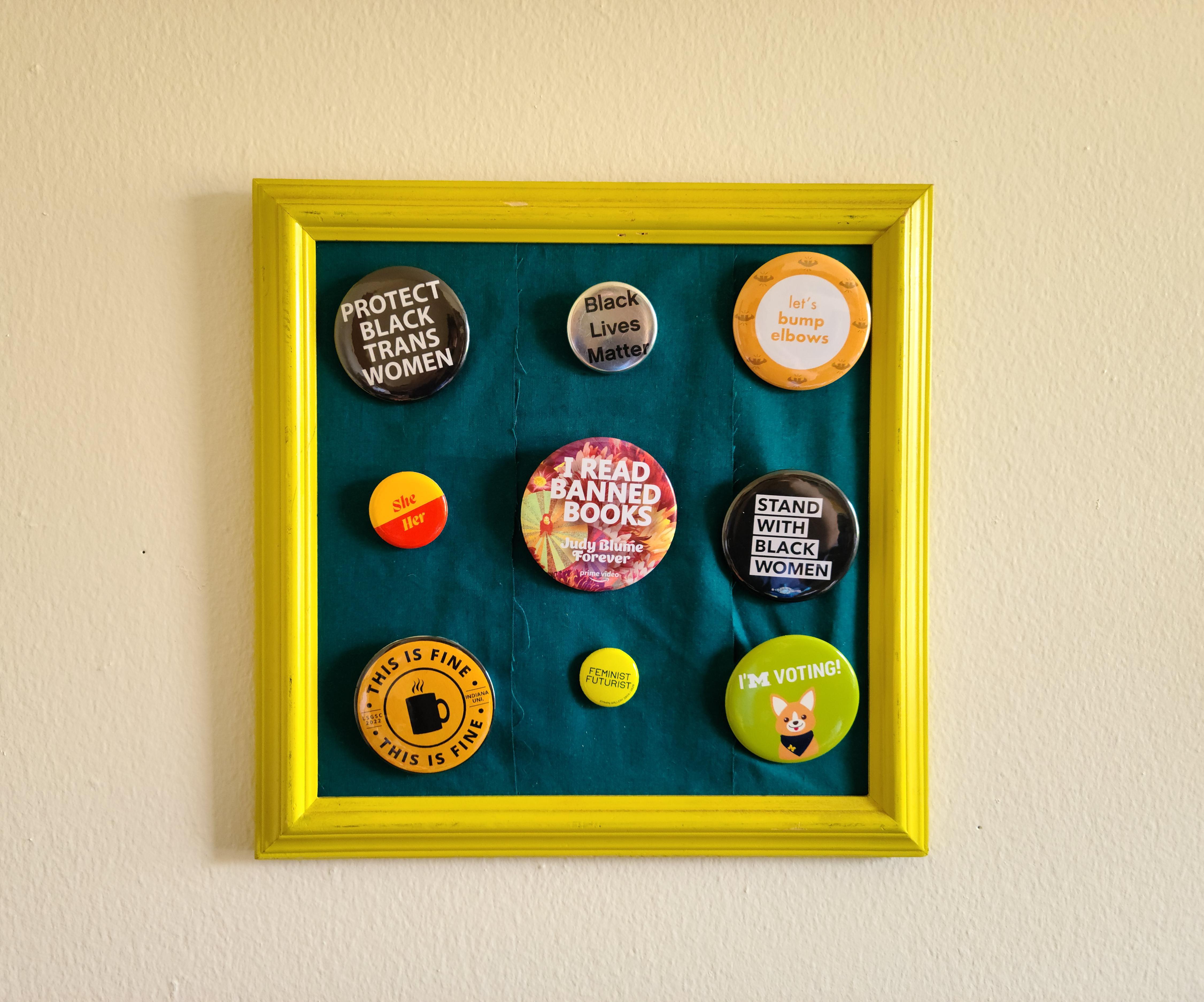 Turn a Frame Into a Button Board!
