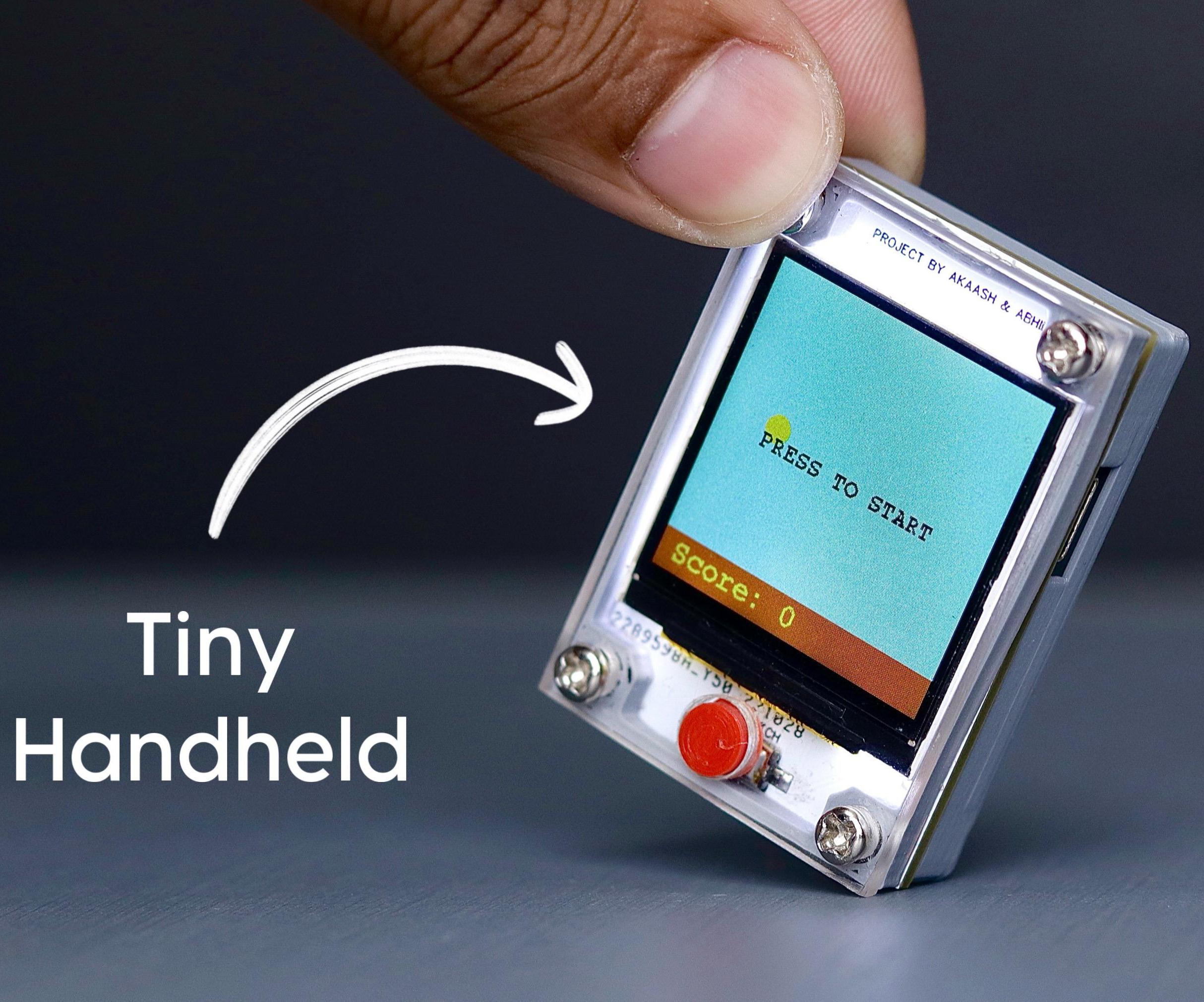 Making a Tiny Handheld Game With Arduino