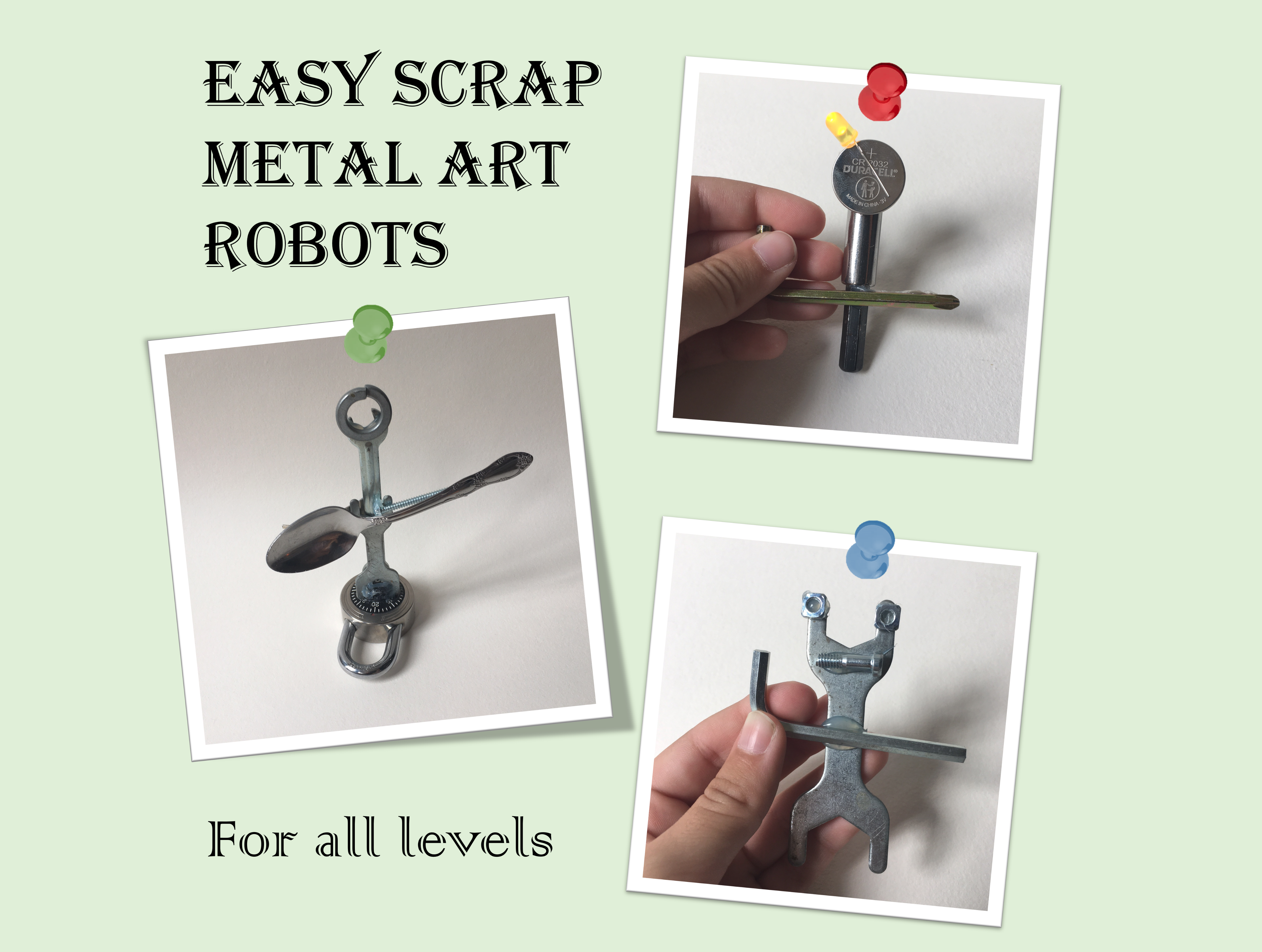 How to Make 3 Easy Scrap Metal Art Projects With Hot Glue