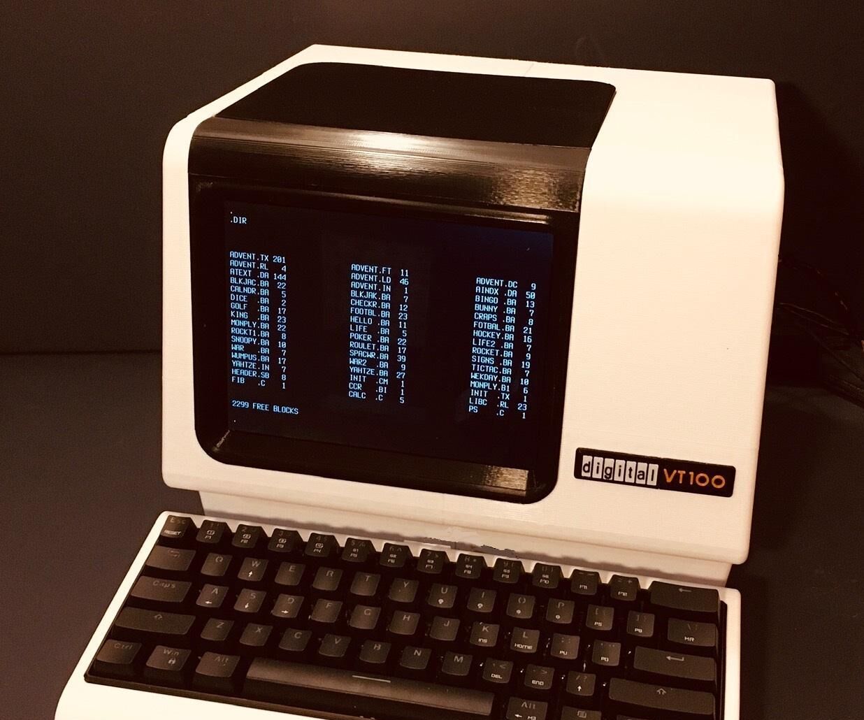 2:3 Scale VT100 Terminal Reproduction