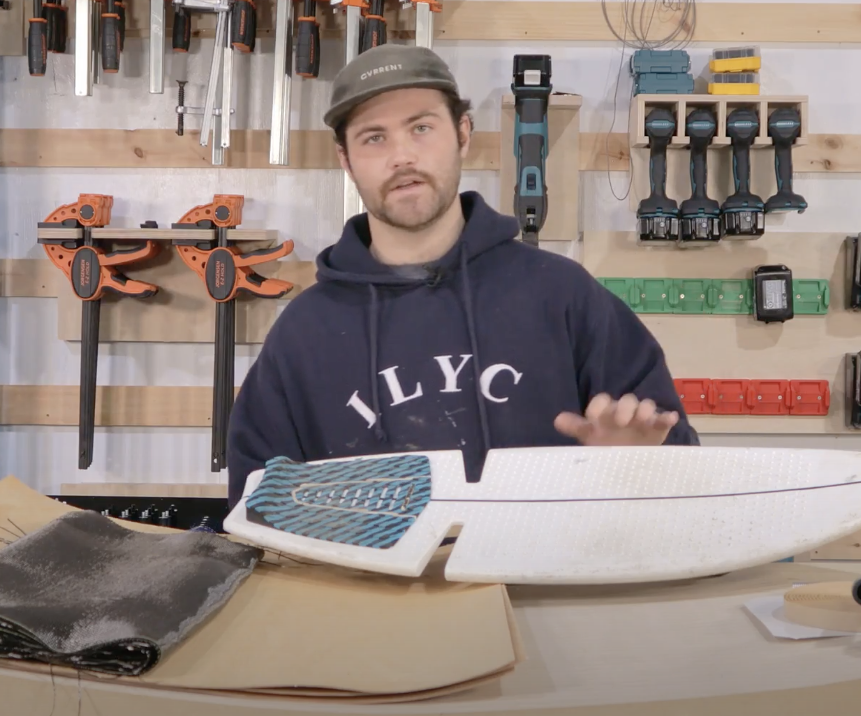 DIY Composite Layup and Vacuum Bagging - Making a Carbon Fiber RipSurf for Braille Skateboarding
