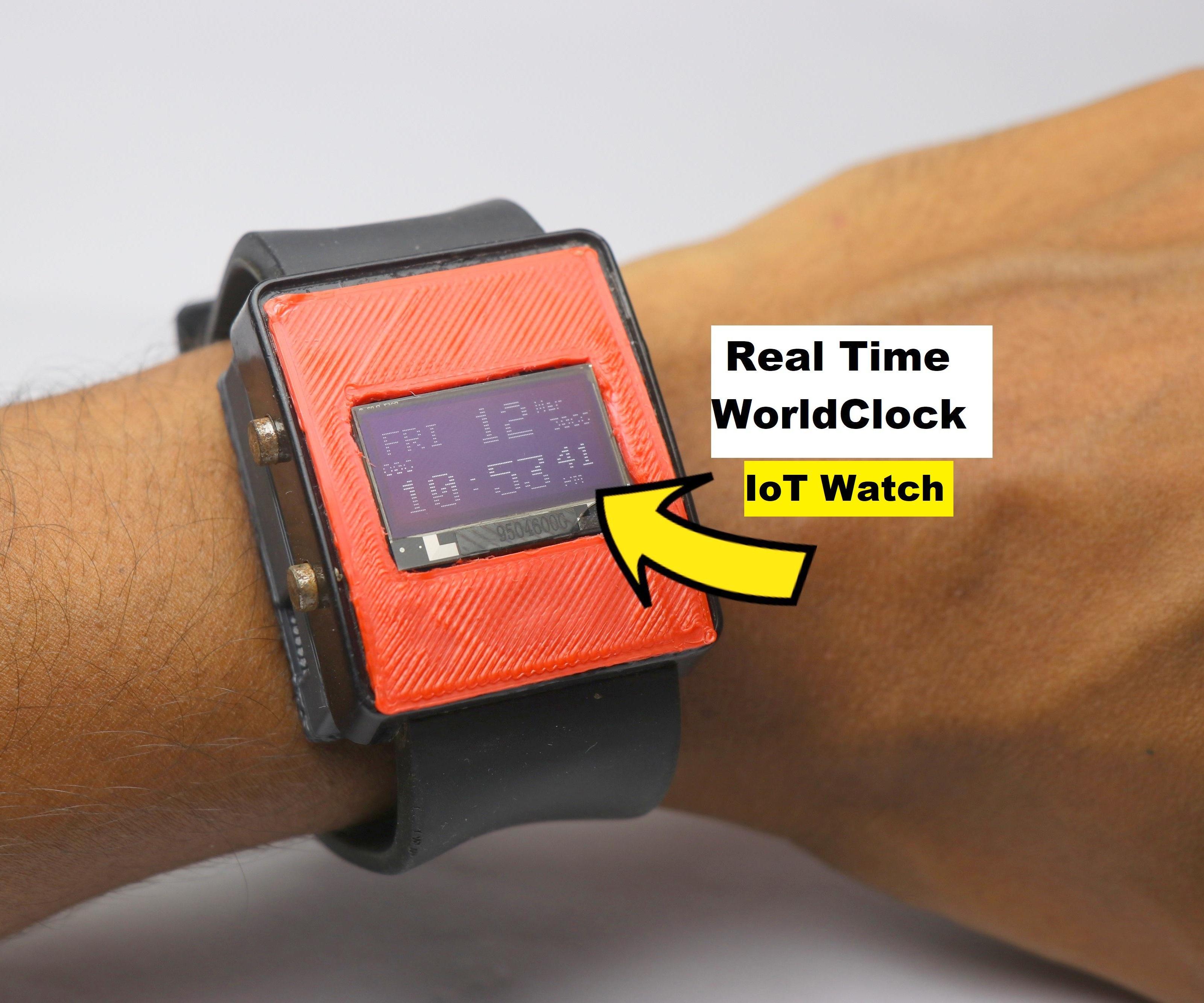 Fix Broken Watch and Convert It Into IoT Smart Clock Watch