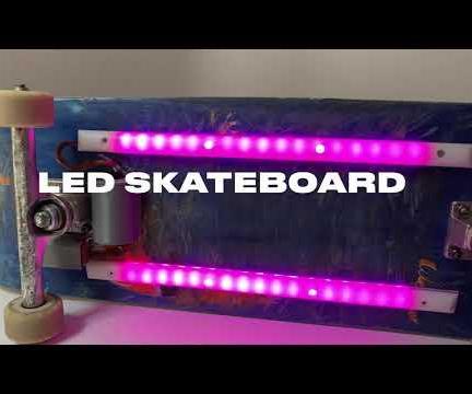 LED Skateboard Rubiks Cube 