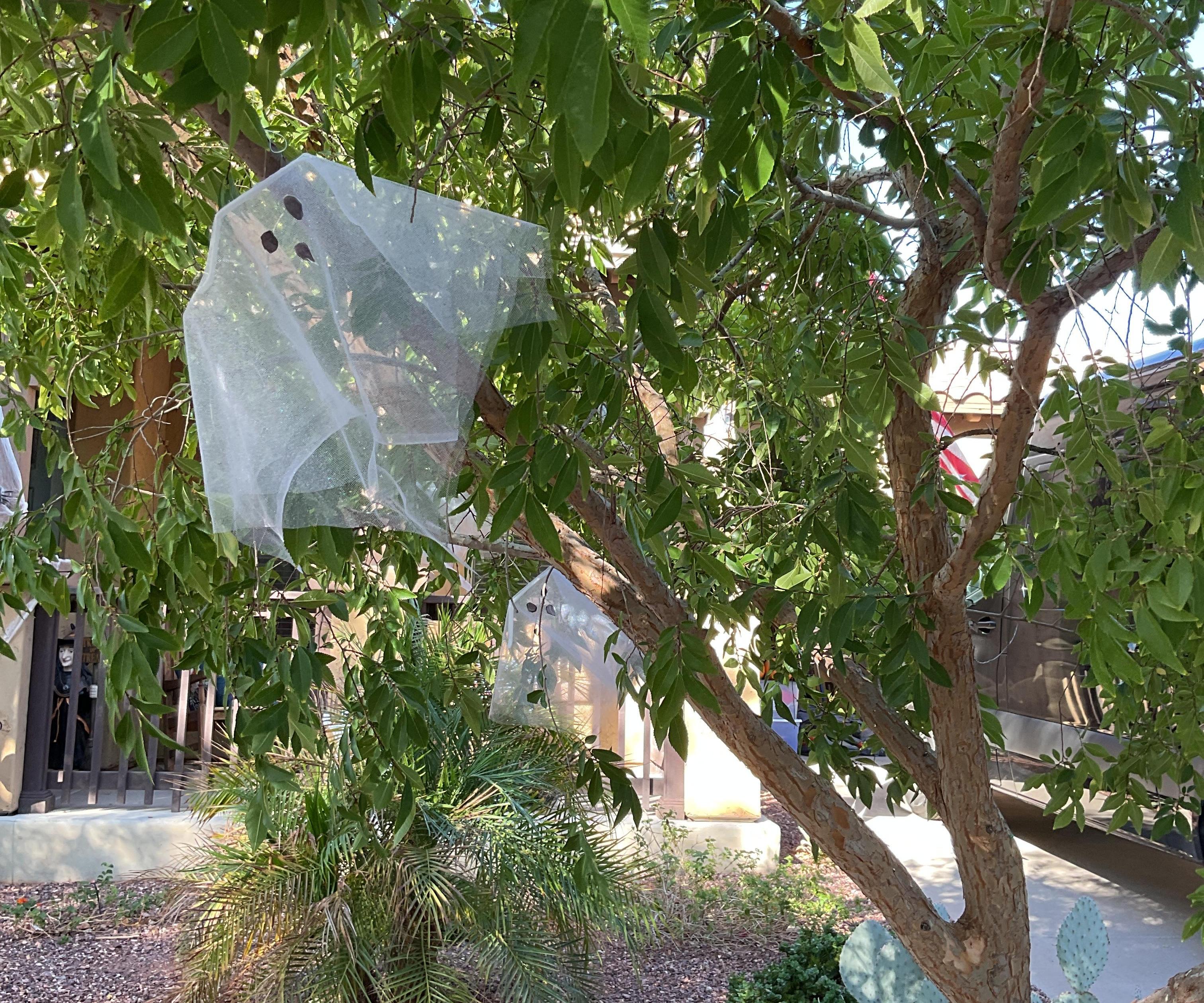 Outdoor Ghost Halloween Decorations