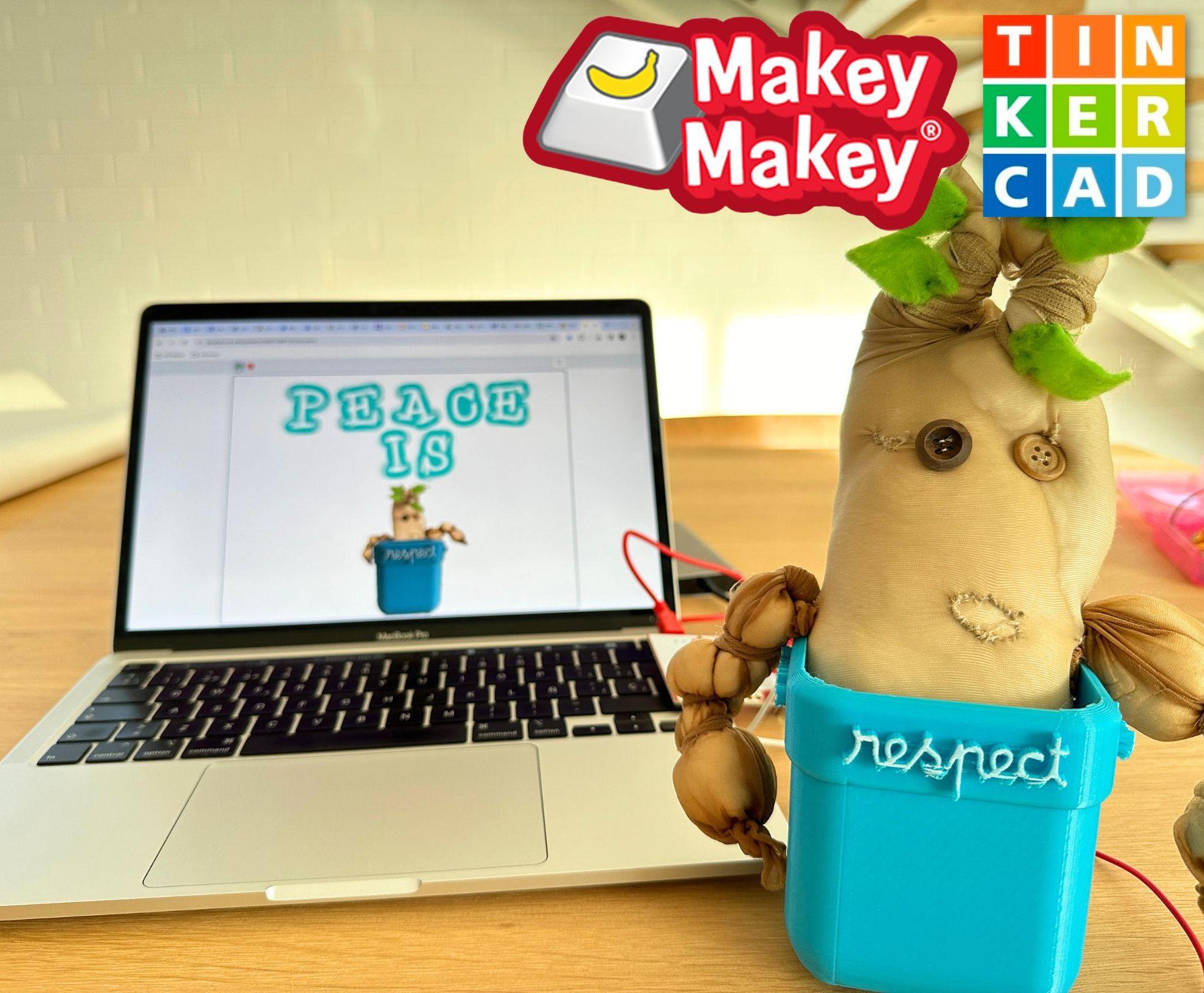 From Myth to Magic: Crafting Peace Mandrakes With Tinkercad and Makey Makey 🤝