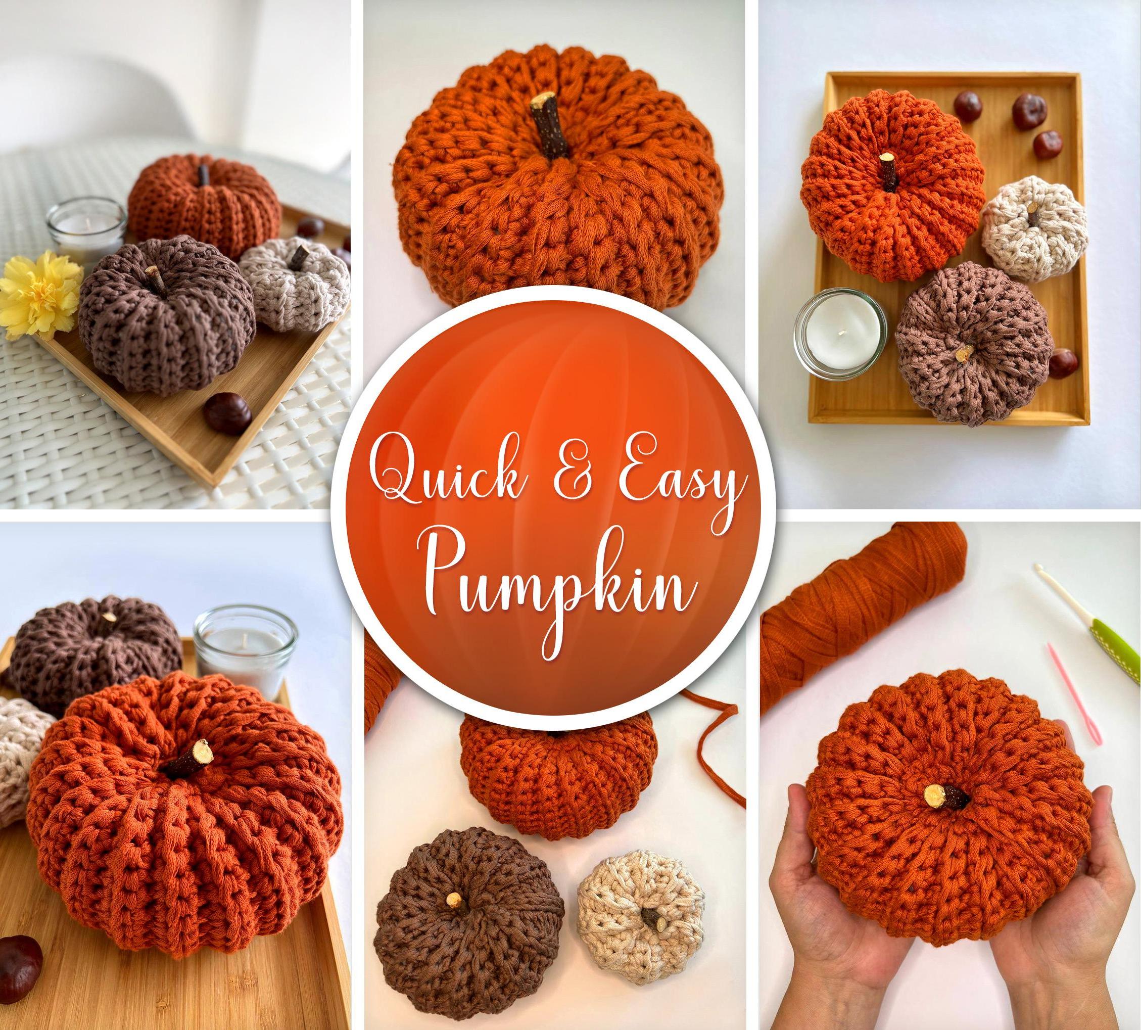 Quick and Easy Crochet Pumpkin