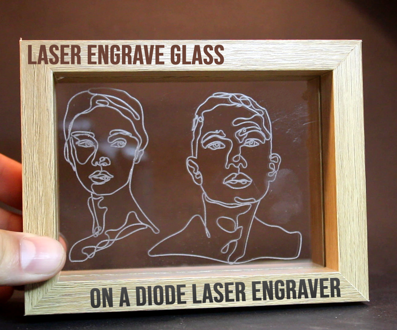 How To Engrave Glass (Diode Laser Engraver)