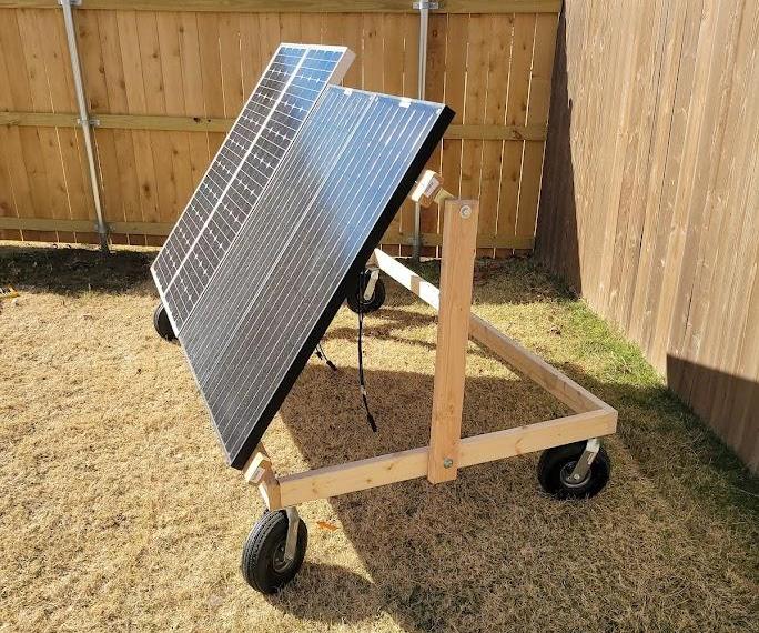 Moveable Solar Mounting Rack