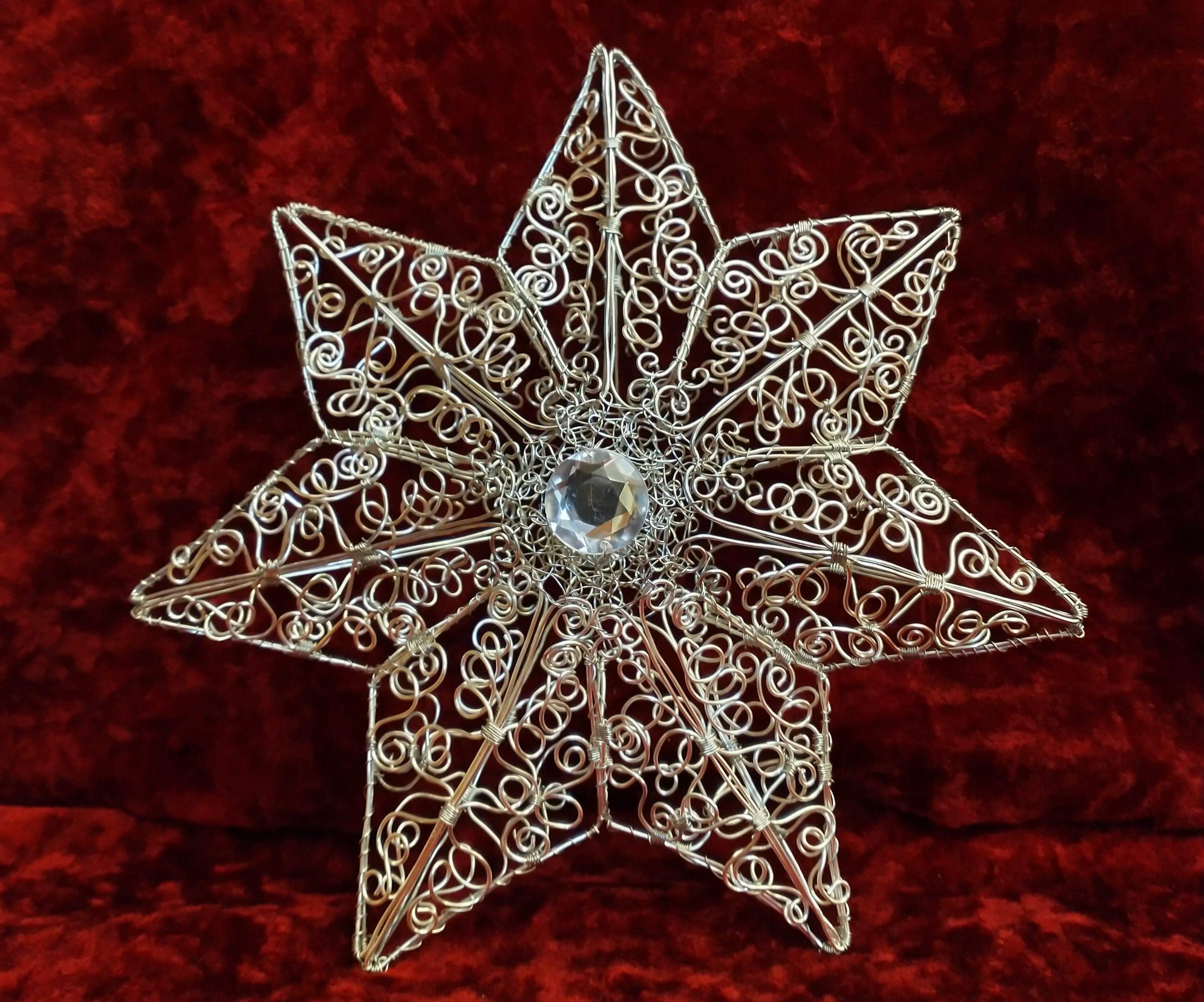 3-D Filigree Christmas Star