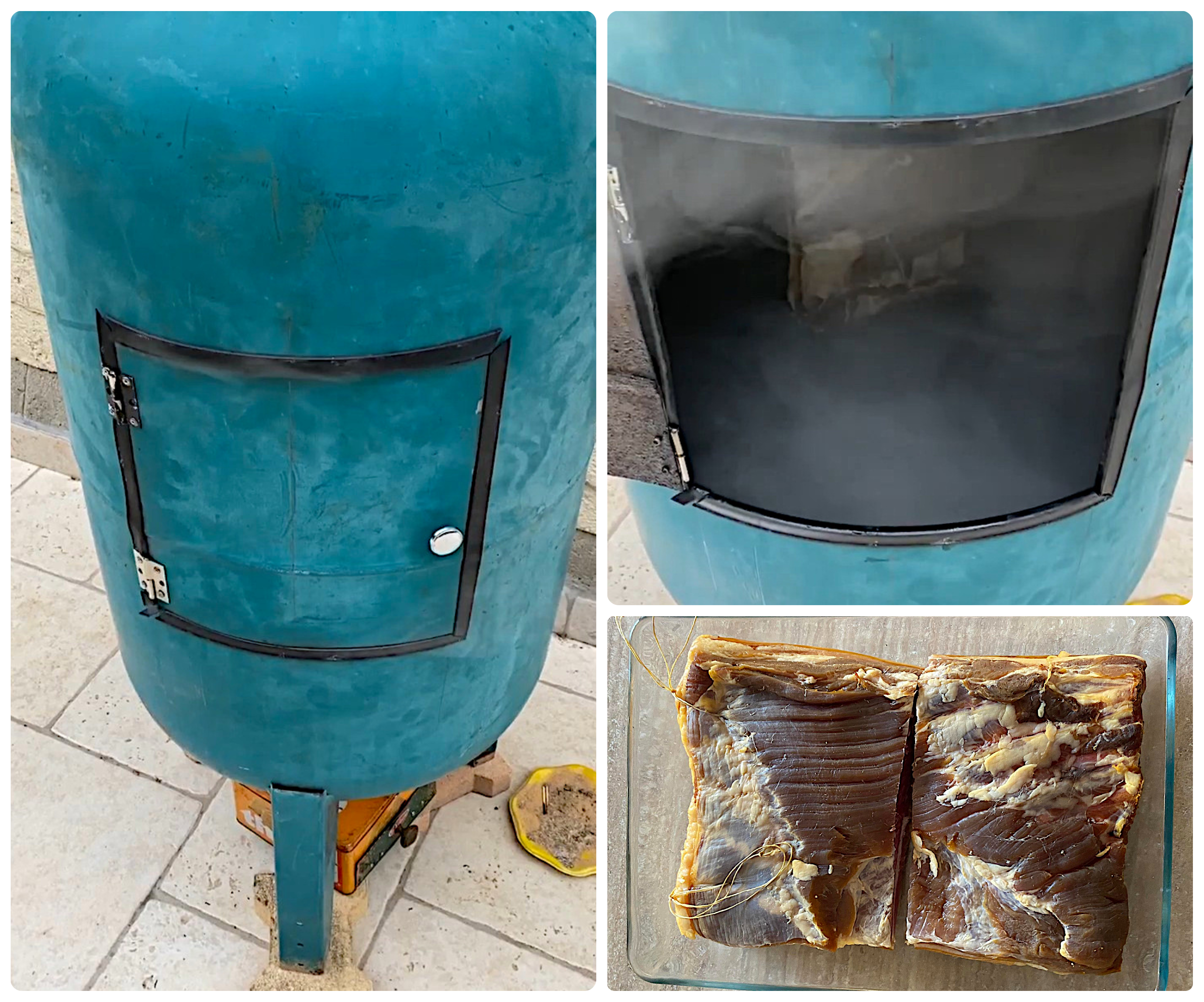 Cold Smoker Out of an Old Water Pressure Tank