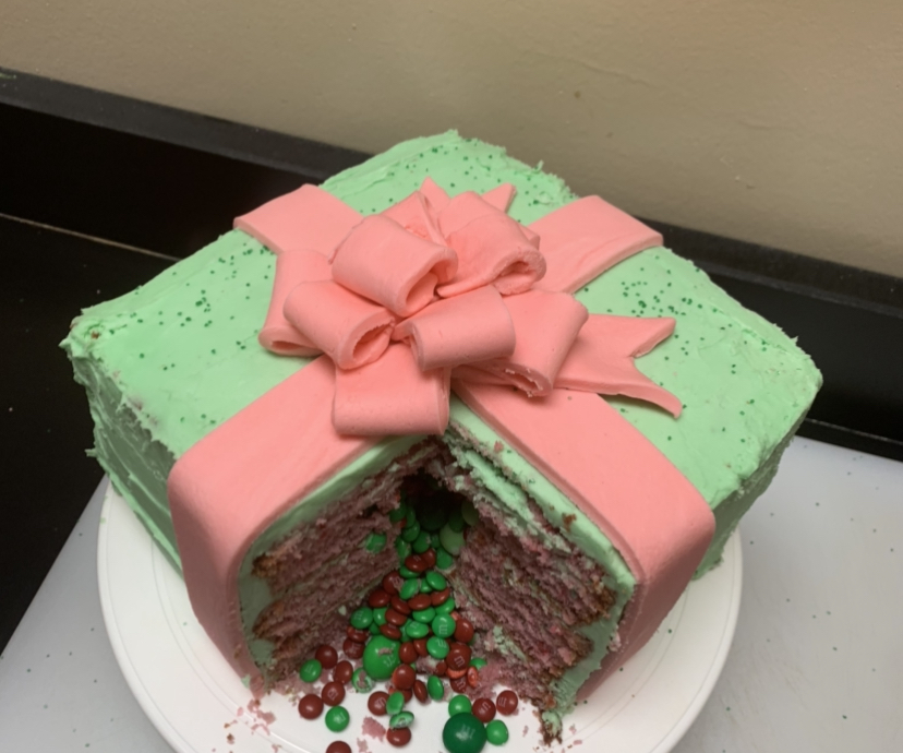 Present Surprise Cake