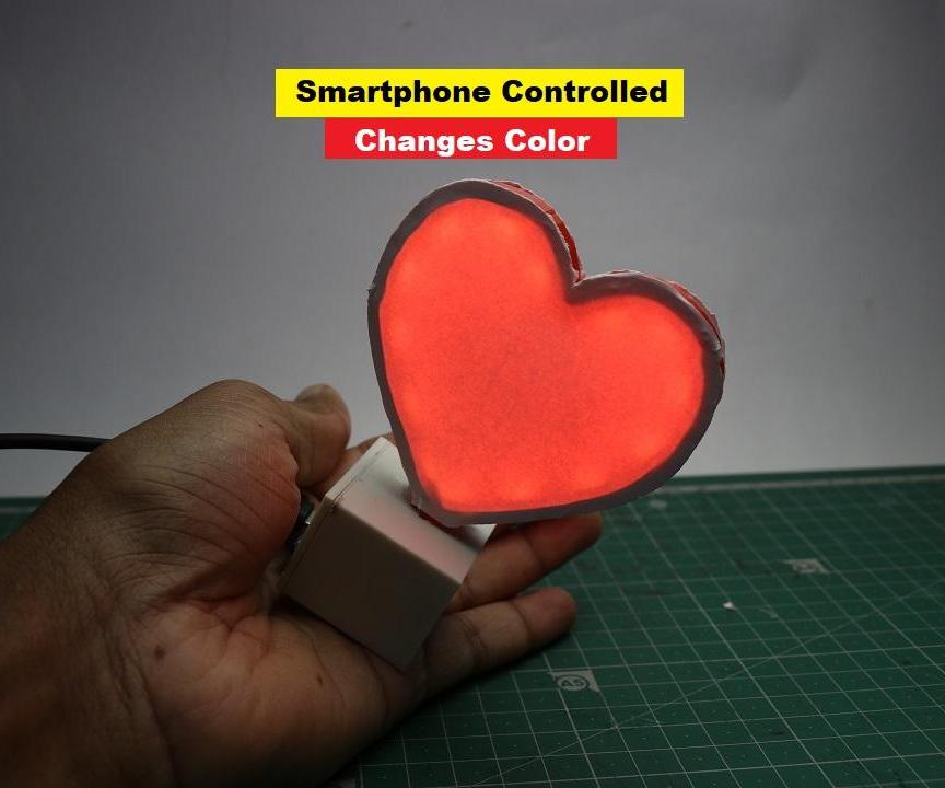 Make Heart LED Light for Valentines Day