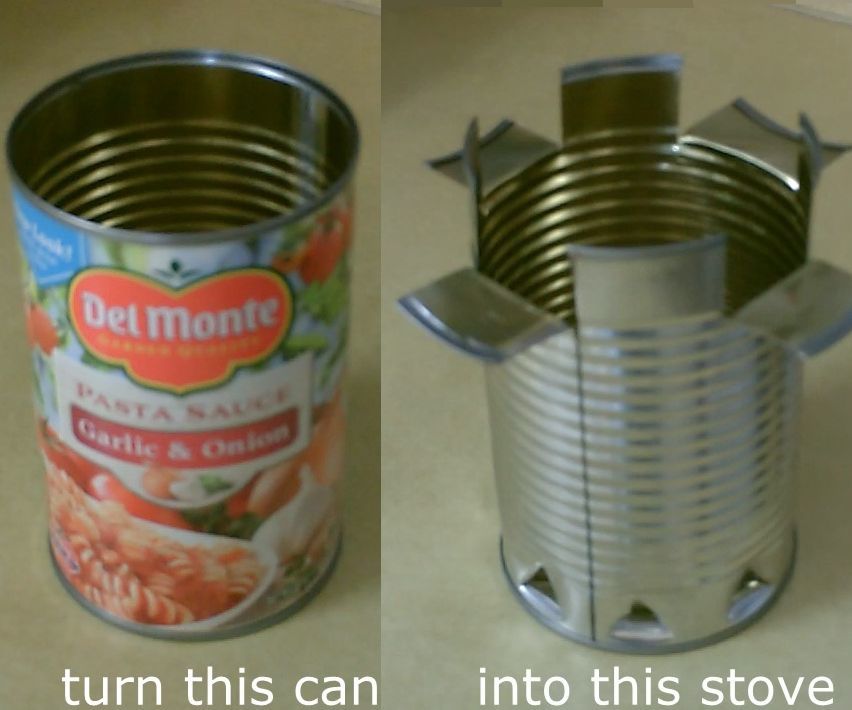 DIY Hobo Stove - the (Spaghetti Sauce Can) Cookstove