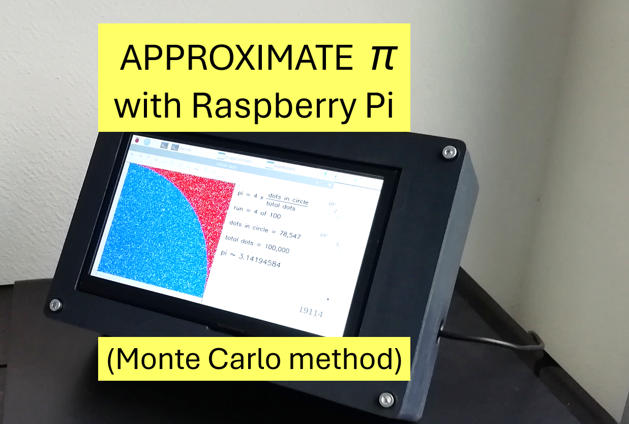 Pi Approximation With Raspberry Pi (Monte Carlo Method)