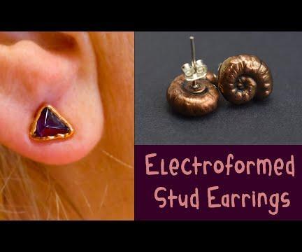 How to Make Copper Electroformed Earrings With This Simple Technique