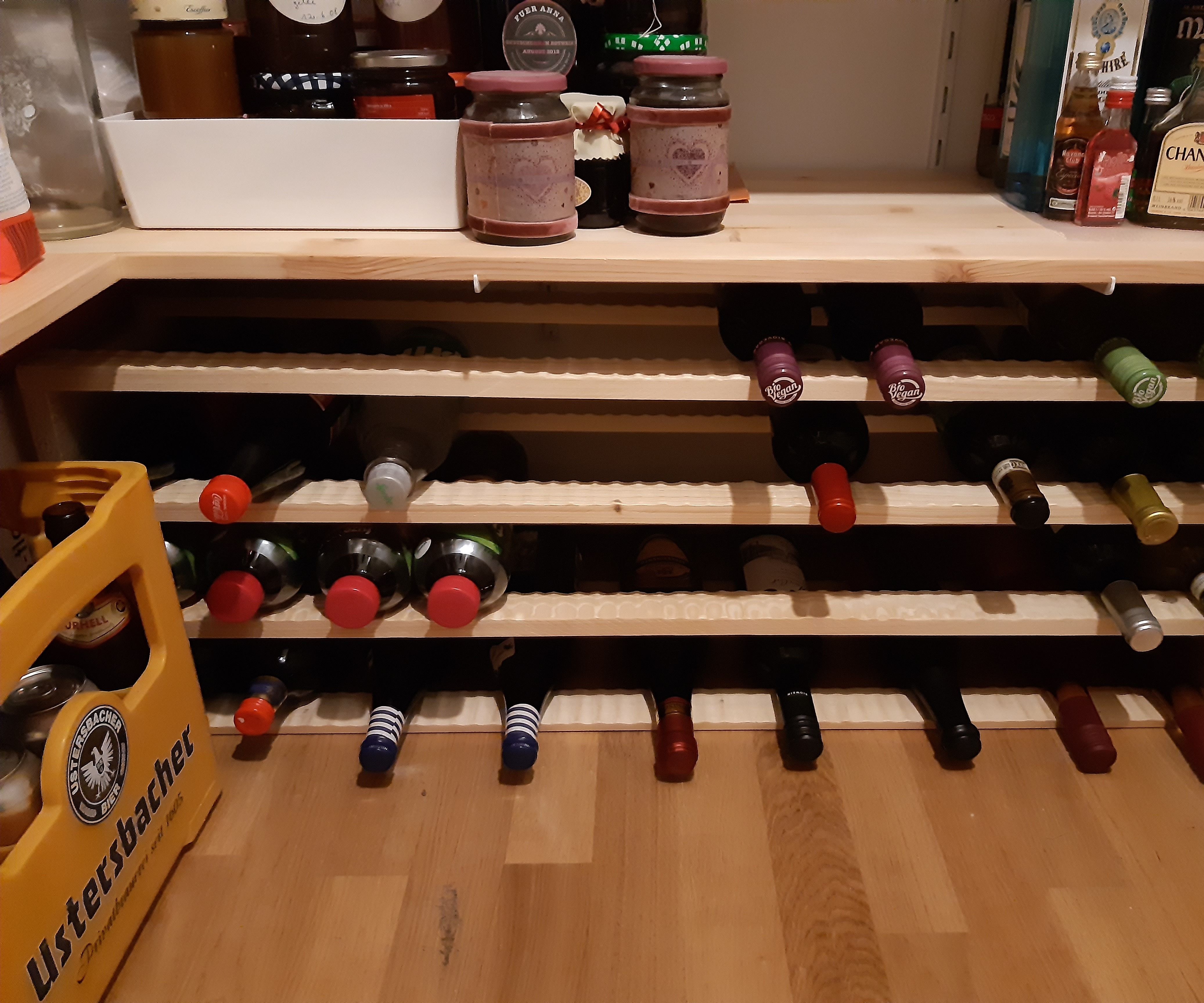 Cheap and Easy Wine Rack