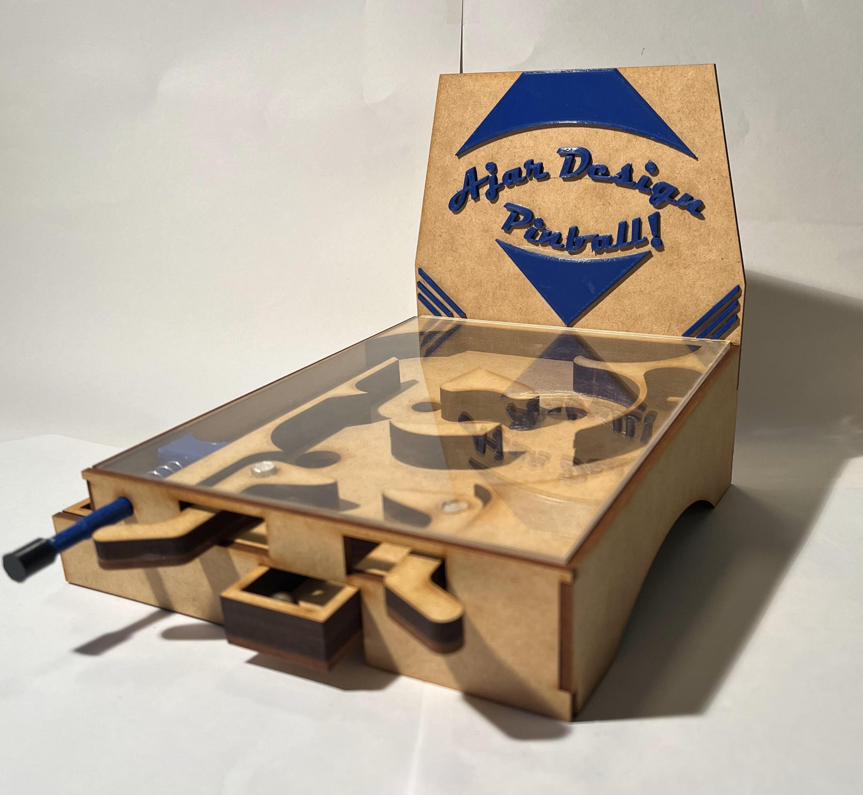Pinball Arcade Machine - Lasercut & 3D Printed