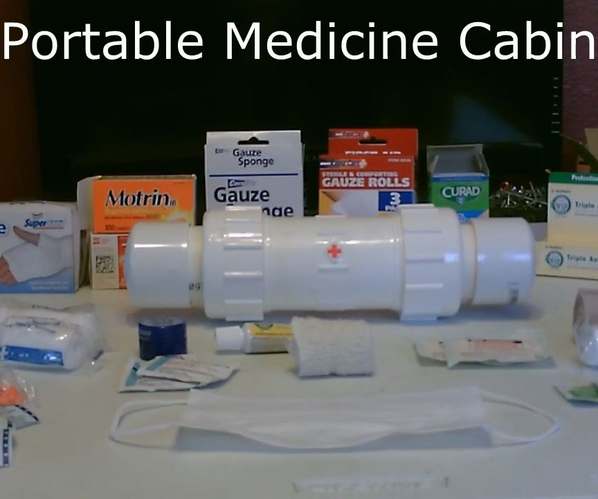 DIY Waterproof Medicine Cabinet! - Portable "On-The-Go" First-Aid Kits! - Very Durable