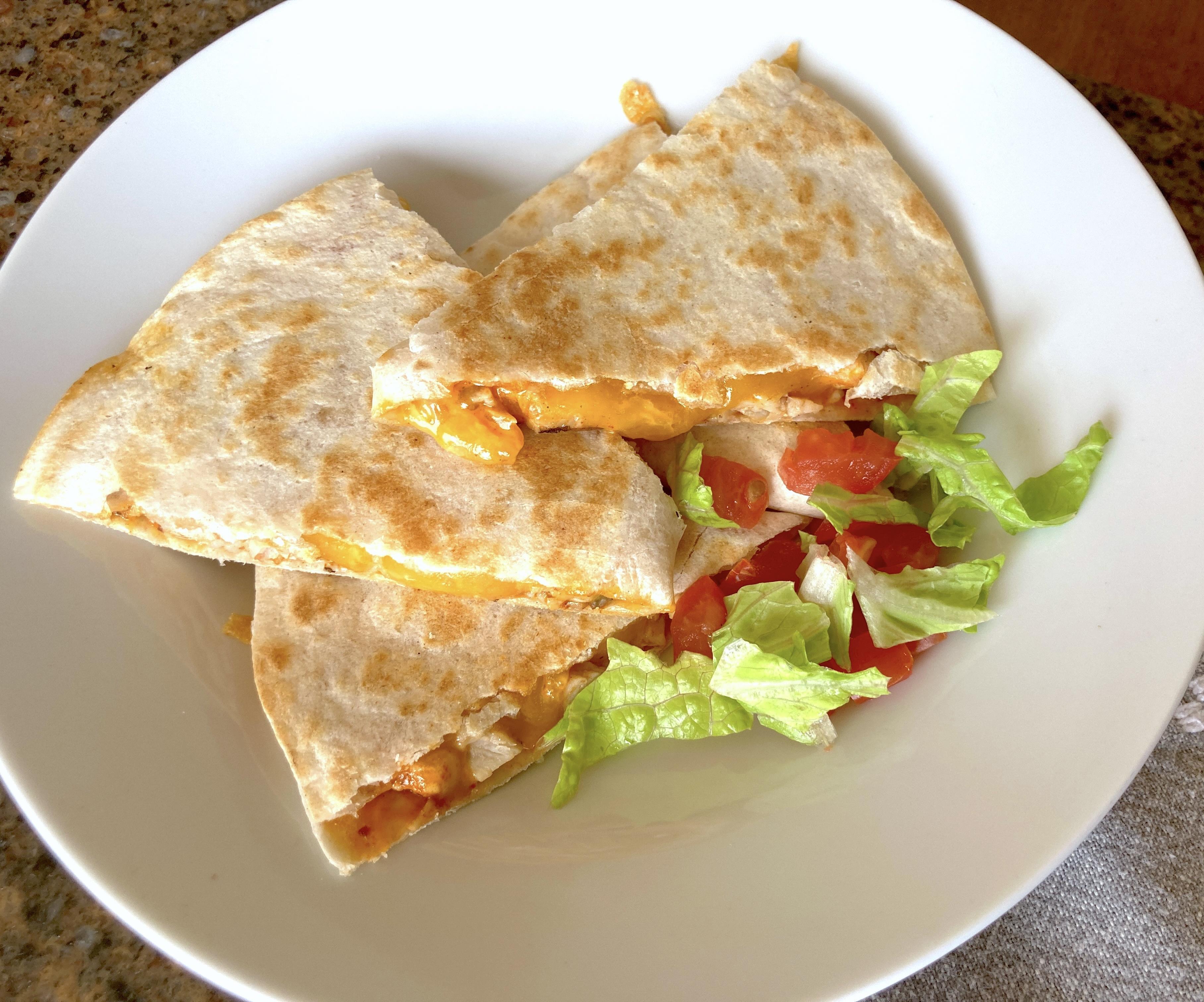 Easy Chicken Quesadillas - Taco Bell Copycat Recipe