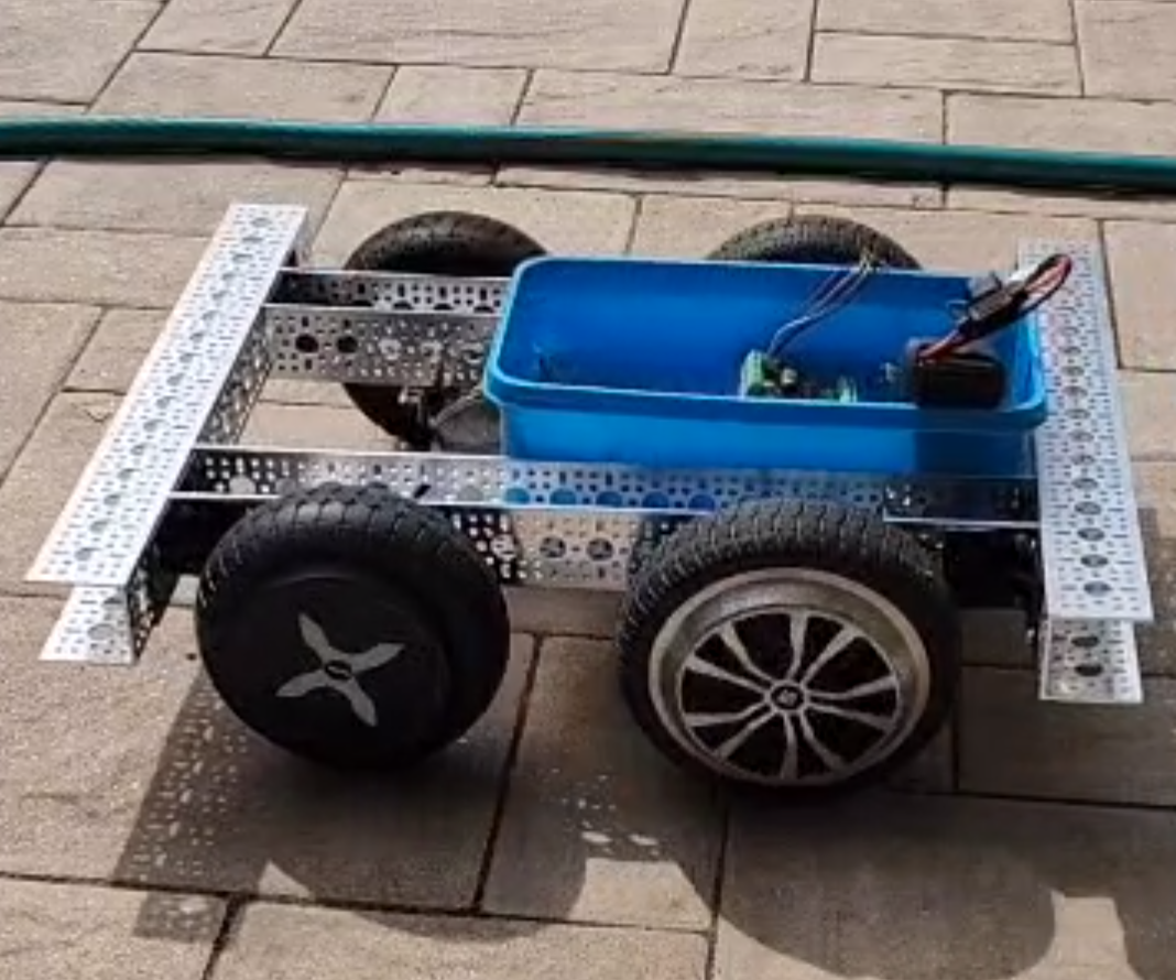 Robust Robotic Platform From Old Hoverboards and Used Metal
