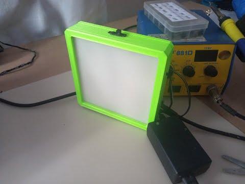 LED Photograpy Light Pannel. From Salvaged LED Strips