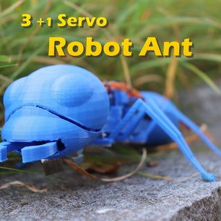Blue Robot Ant