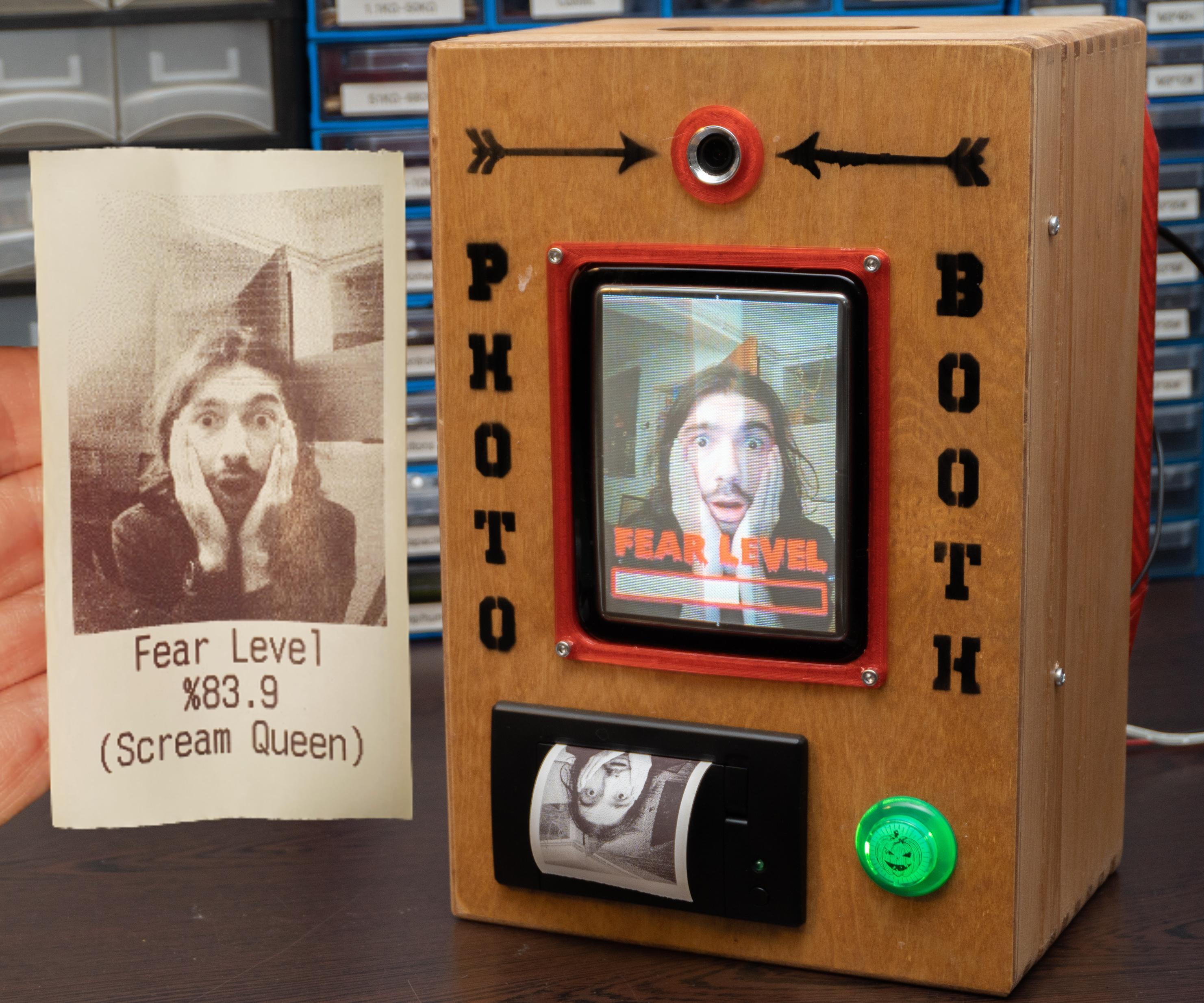 Fear Booth - Raspberry Pi Powered Photo Booth With a Spooky Twist