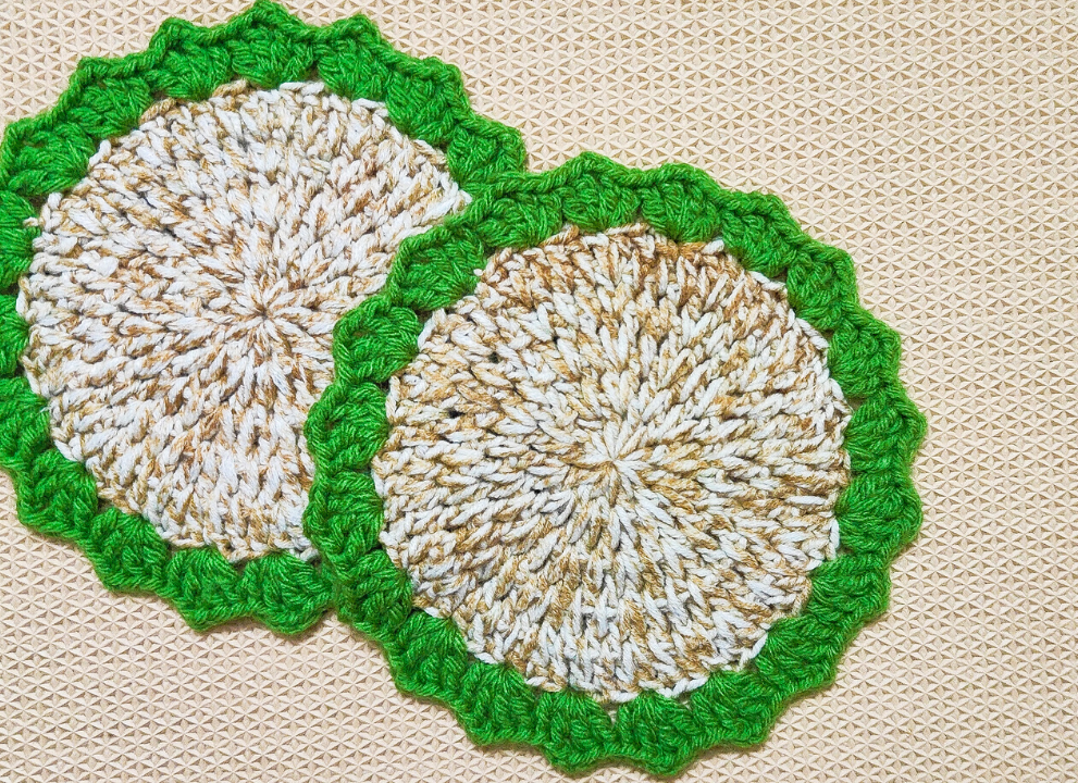 How to Make a Easy Sea Grass Crochet Coaster