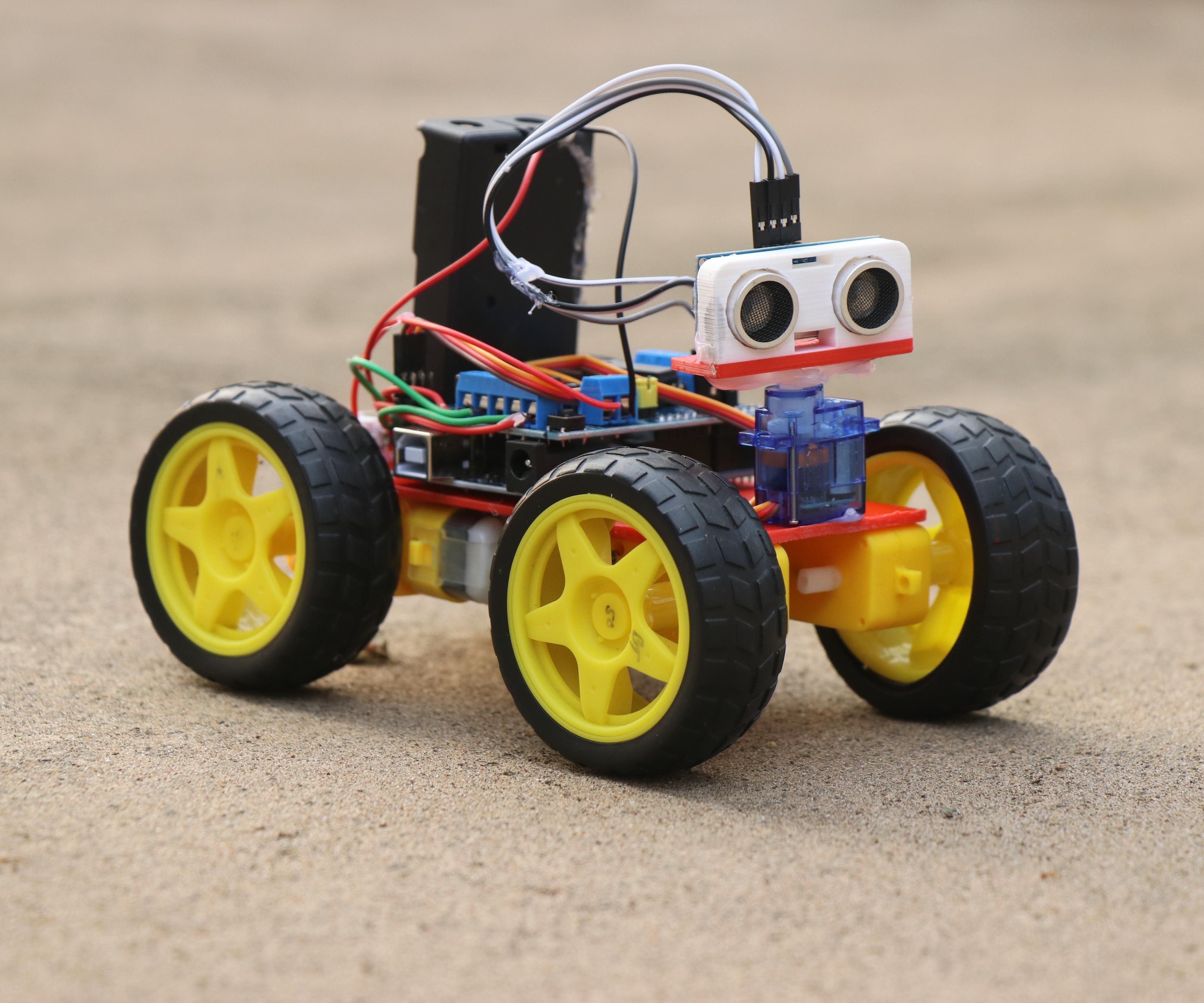 How to Make Obstacle Avoiding Car Using Arduino