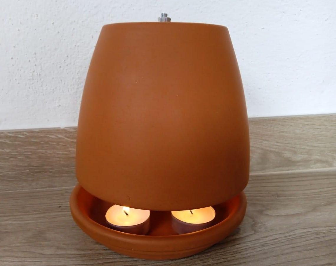 How to Make a Candle Warmer With a Terracotta Pot, Does It Really Work? Tests and Results