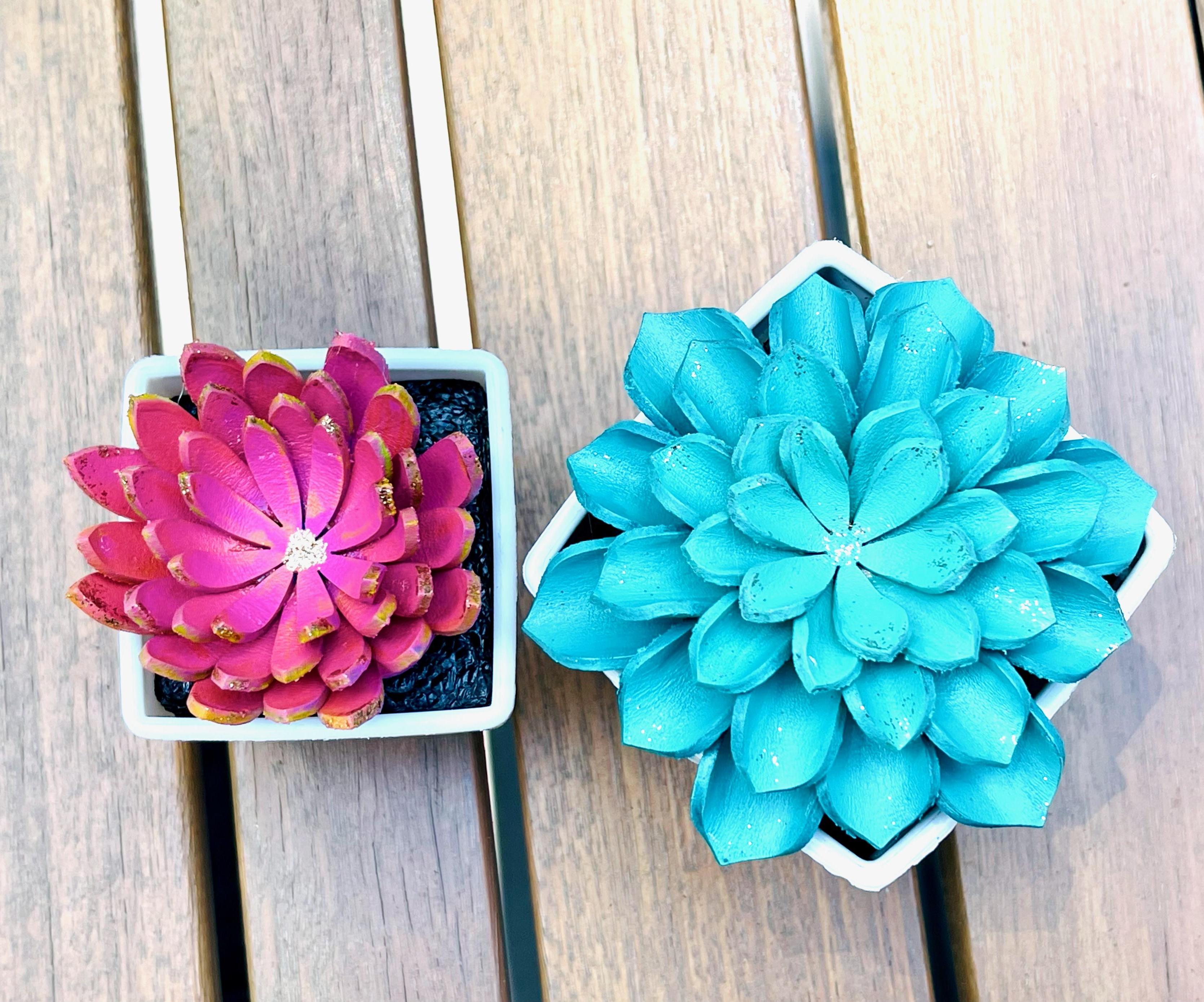 How to Make Leather Succulents
