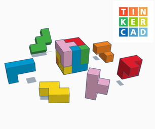 Easy Fun Rubik's Puzzle With Tinkercad