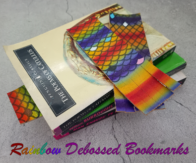 Rainbow Debossed Bookmarks