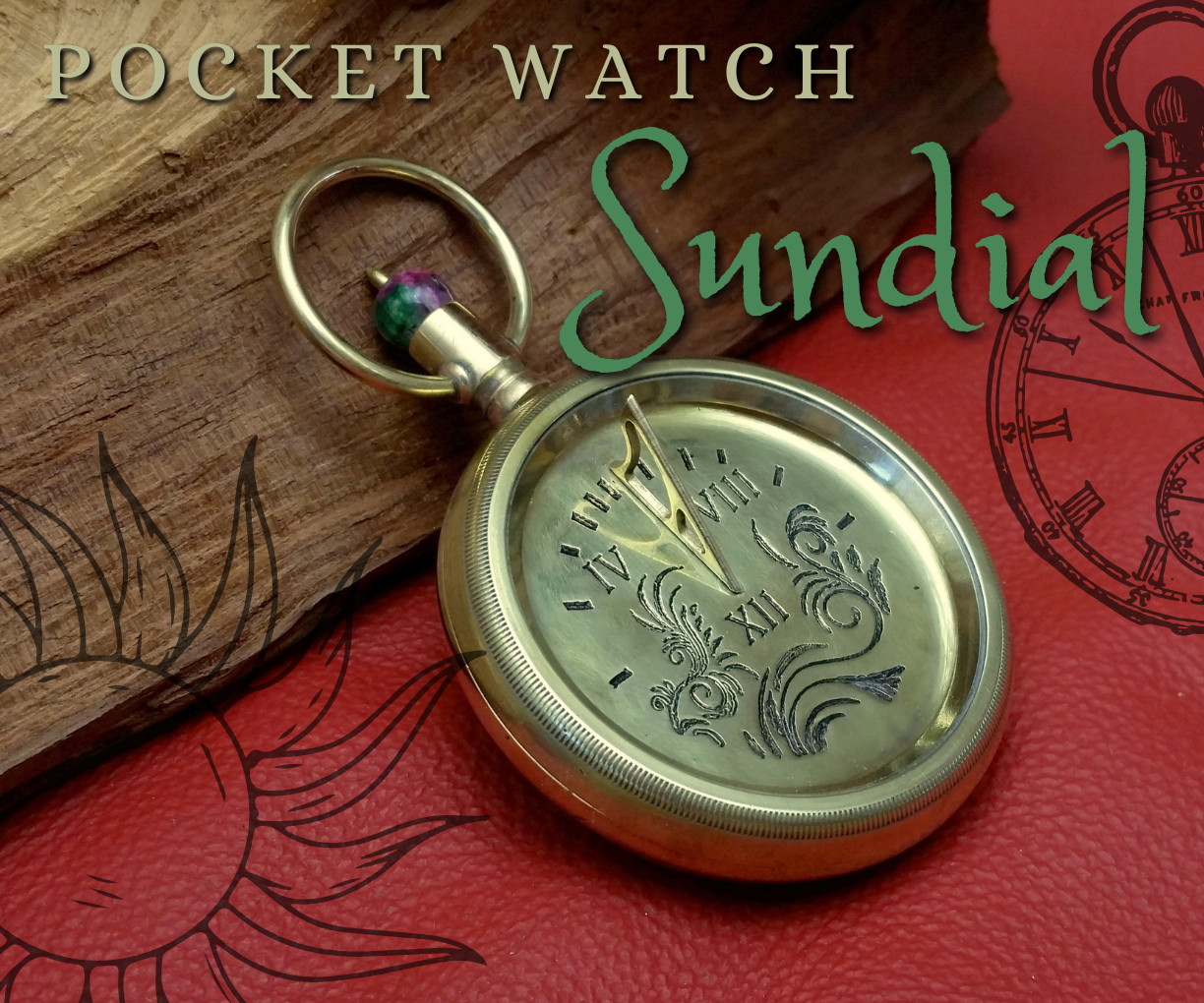 A Pocket Sundial From a Broken Pocket Watch!