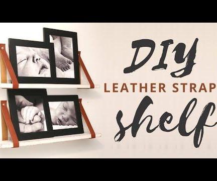 Leather Strap Shelf