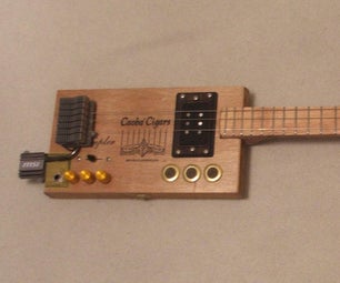 3 Guitars Made From a Table. #2 the Cybar Box Guitar