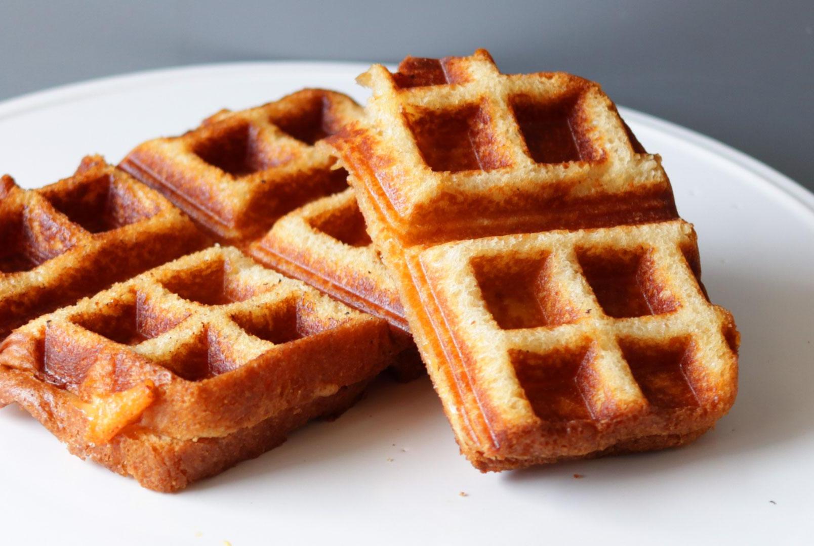 Grilled Cheese Waffles