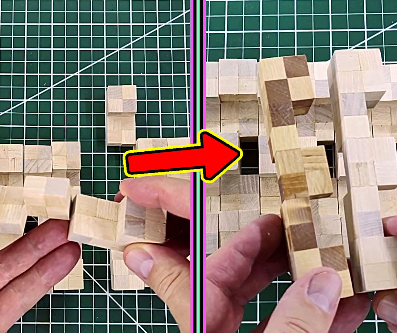 Fix the 12 Piece Burr Puzzle Pieces